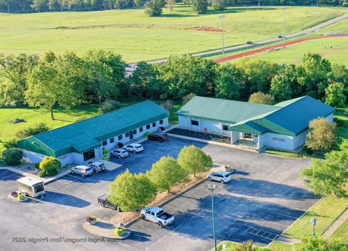 aerial view of Mountain View campus